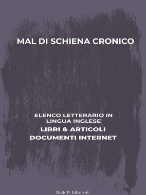 cover image of Mal Di Schiena Cronico